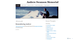 Desktop Screenshot of andrewswansonmemorial.wordpress.com