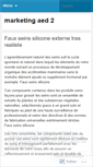 Mobile Screenshot of marketingaed2.wordpress.com