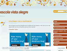 Tablet Screenshot of escolavistaalegre.wordpress.com