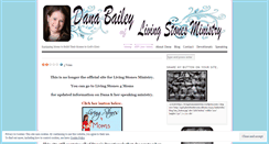 Desktop Screenshot of livingstonesministries.wordpress.com