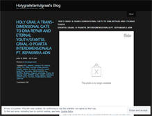 Tablet Screenshot of holygrailsfantulgraal.wordpress.com