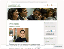 Tablet Screenshot of farazkhanorg.wordpress.com