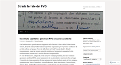 Desktop Screenshot of comitatospontaneopendolarifvg.wordpress.com