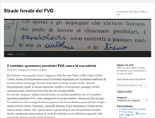 Tablet Screenshot of comitatospontaneopendolarifvg.wordpress.com