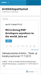 Mobile Screenshot of antiikkitapahtumat.wordpress.com
