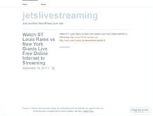 Tablet Screenshot of jetslivestreaming.wordpress.com