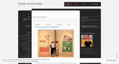 Desktop Screenshot of normansunshine.wordpress.com