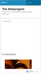 Mobile Screenshot of aikipenguin.wordpress.com