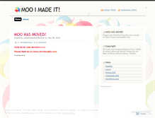Tablet Screenshot of mooimadeit.wordpress.com