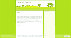 Desktop Screenshot of panfuhints.wordpress.com