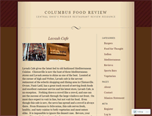 Tablet Screenshot of columbusfoodreview.wordpress.com