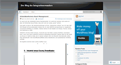 Desktop Screenshot of dasintegrationswunder.wordpress.com