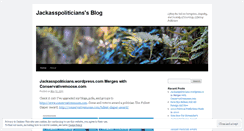 Desktop Screenshot of jackasspoliticians.wordpress.com