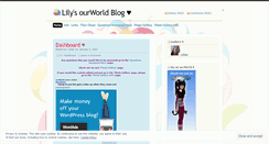 Desktop Screenshot of lilylovesyou.wordpress.com