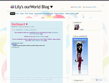 Tablet Screenshot of lilylovesyou.wordpress.com
