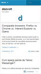Mobile Screenshot of dezvolt.wordpress.com