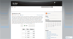 Desktop Screenshot of dailyruns.wordpress.com