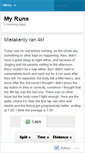 Mobile Screenshot of dailyruns.wordpress.com
