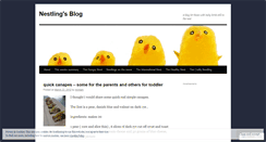 Desktop Screenshot of nestlingblog.wordpress.com