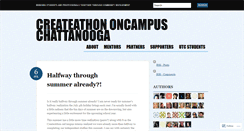 Desktop Screenshot of createathonchatt.wordpress.com