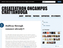 Tablet Screenshot of createathonchatt.wordpress.com