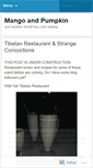 Mobile Screenshot of mangopumpkin.wordpress.com