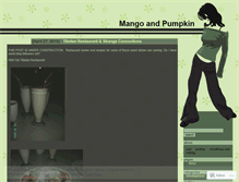 Tablet Screenshot of mangopumpkin.wordpress.com