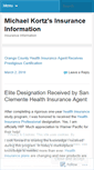 Mobile Screenshot of michaelkortz.wordpress.com