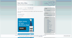 Desktop Screenshot of eatliverun.wordpress.com