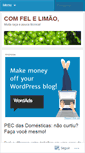 Mobile Screenshot of comfelelimao.wordpress.com