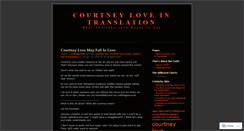 Desktop Screenshot of courtneylovetranslated.wordpress.com