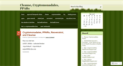 Desktop Screenshot of cryptomonadalesppar.wordpress.com