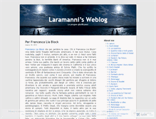 Tablet Screenshot of laramanni.wordpress.com