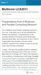 Mobile Screenshot of multicorelca.wordpress.com