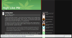 Desktop Screenshot of highlikeme.wordpress.com