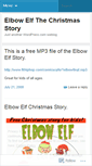Mobile Screenshot of elbowelf.wordpress.com