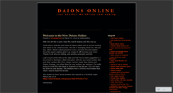 Desktop Screenshot of daionsonline.wordpress.com