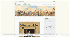 Desktop Screenshot of montandohistoria.wordpress.com