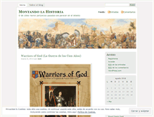 Tablet Screenshot of montandohistoria.wordpress.com