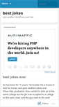 Mobile Screenshot of bestjokeintheworld.wordpress.com