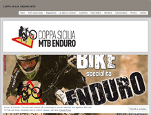 Tablet Screenshot of endurosiciliamtb.wordpress.com