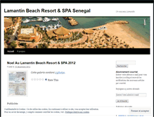 Tablet Screenshot of lamantinbeachsenegal.wordpress.com