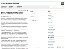 Tablet Screenshot of johnalfano.wordpress.com