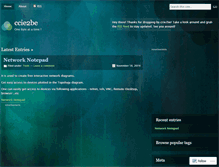 Tablet Screenshot of ccie2be.wordpress.com