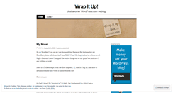 Desktop Screenshot of iwrapitup.wordpress.com