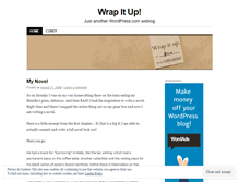 Tablet Screenshot of iwrapitup.wordpress.com