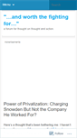 Mobile Screenshot of andworththefightingfor.wordpress.com