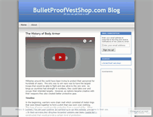 Tablet Screenshot of bodyarmorvest.wordpress.com