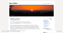 Desktop Screenshot of eyeshigher.wordpress.com