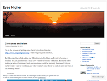 Tablet Screenshot of eyeshigher.wordpress.com